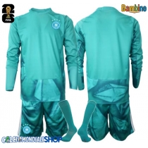 Maglie da calcio Germania Portiere Prima Maglia Bambino Mondiali 2026  Manica Lunga + Pantaloni corti)